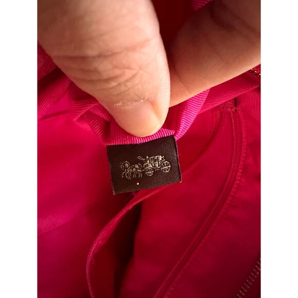 Coach Pink City Tote Zip Bag - Picture 8 of 8